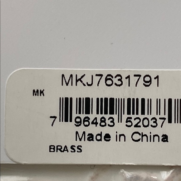 Michael Kors Rose Gold Engraved Studs Circle Earrings Classic Simple Elegant - Picture 11 of 11